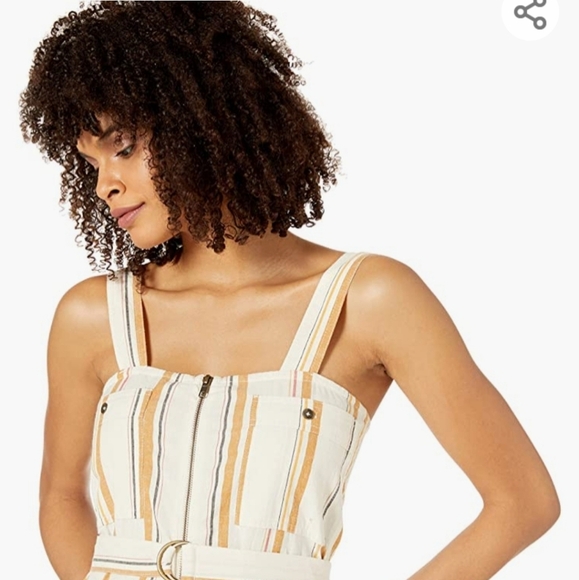 Billabong stripes retro y2k  Jumpsuit patch front pocket - Picture 4 of 14